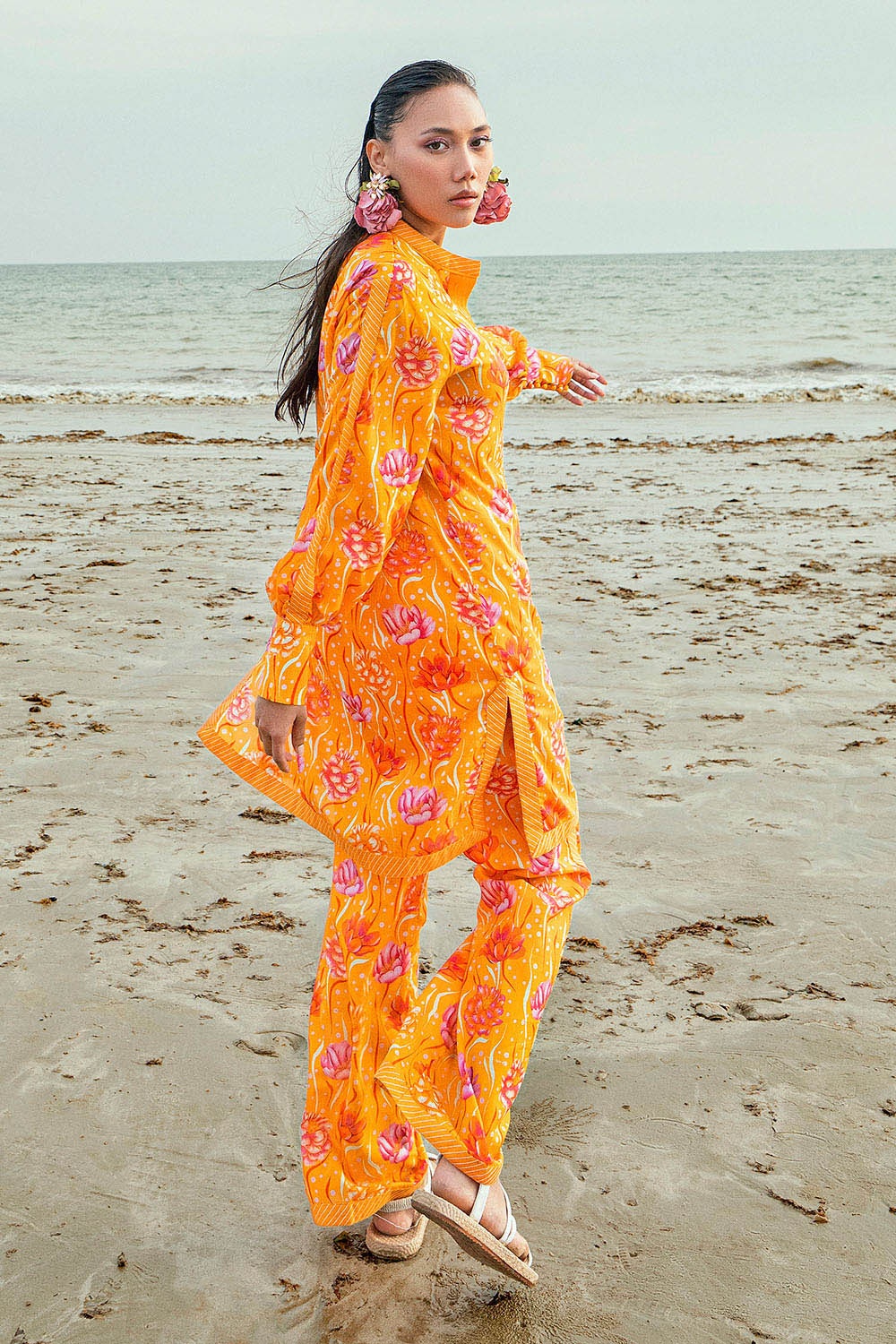 1 Piece Unstitched Printed Lawn Shirt SL-52046
