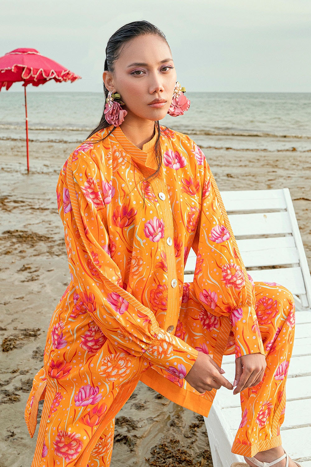 1 Piece Unstitched Printed Lawn Shirt SL-52046