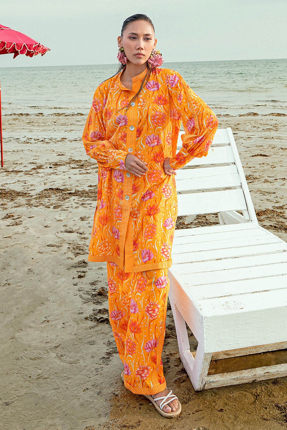 1 Piece Unstitched Printed Lawn Shirt SL-52046