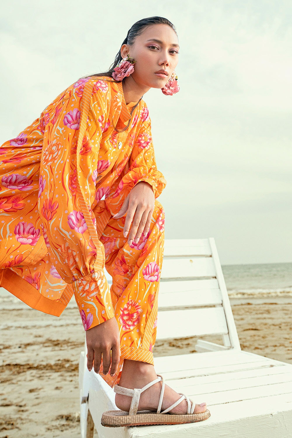 1 Piece Unstitched Printed Lawn Shirt SL-52046