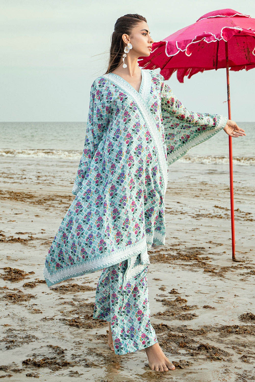 1 Piece Unstitched Printed Lawn Shirt SL-52047