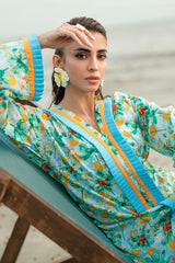 1 Piece Unstitched Printed Lawn Shirt SL-52048