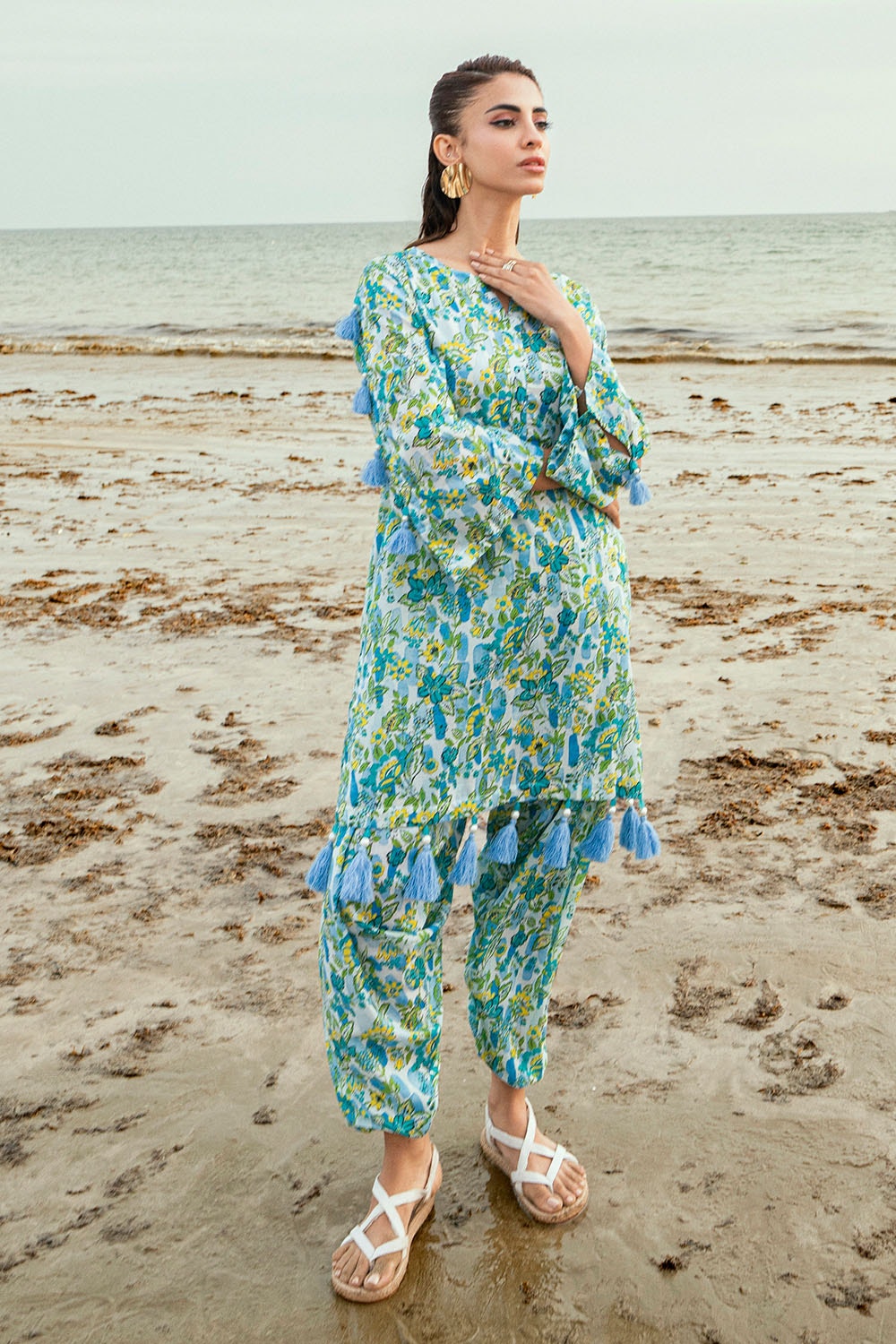 1 Piece Unstitched Printed Lawn Shirt SL-52049