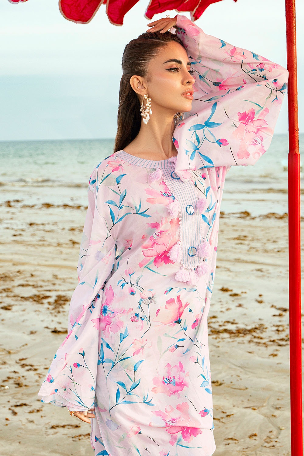 1 Piece Unstitched Printed Lawn Shirt SL-52052