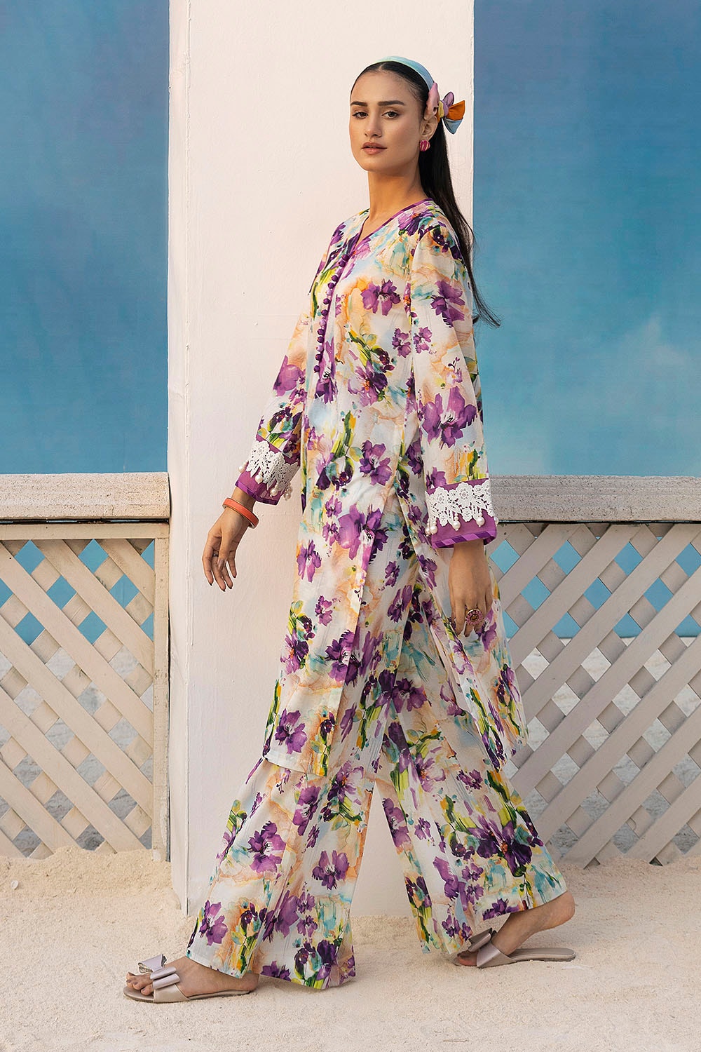 2 Piece Unstitched Printed Lawn Suit TL-52125