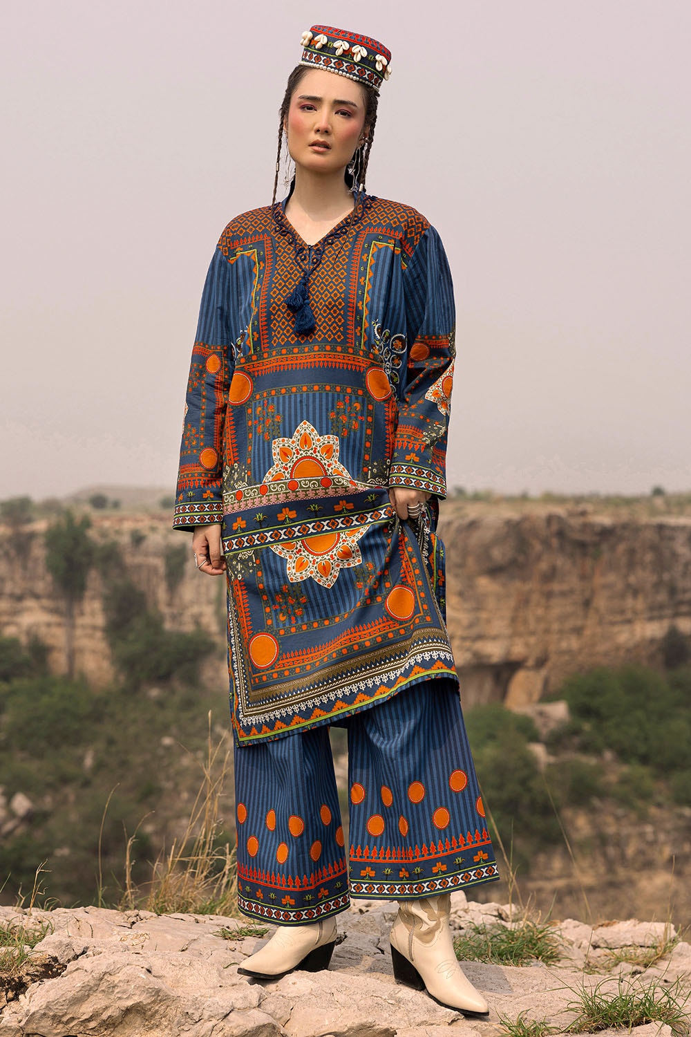 2 Piece Unstitched Printed Lawn Suit TL-52151