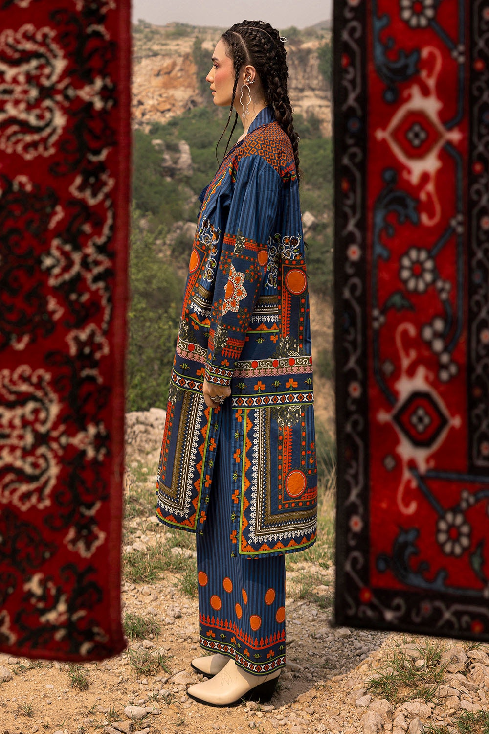 2 Piece Unstitched Printed Lawn Suit TL-52151
