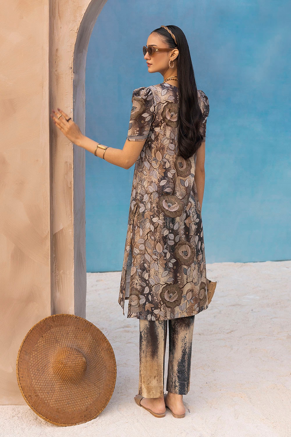2 Piece Unstitched Printed Lawn Suit TL-52106