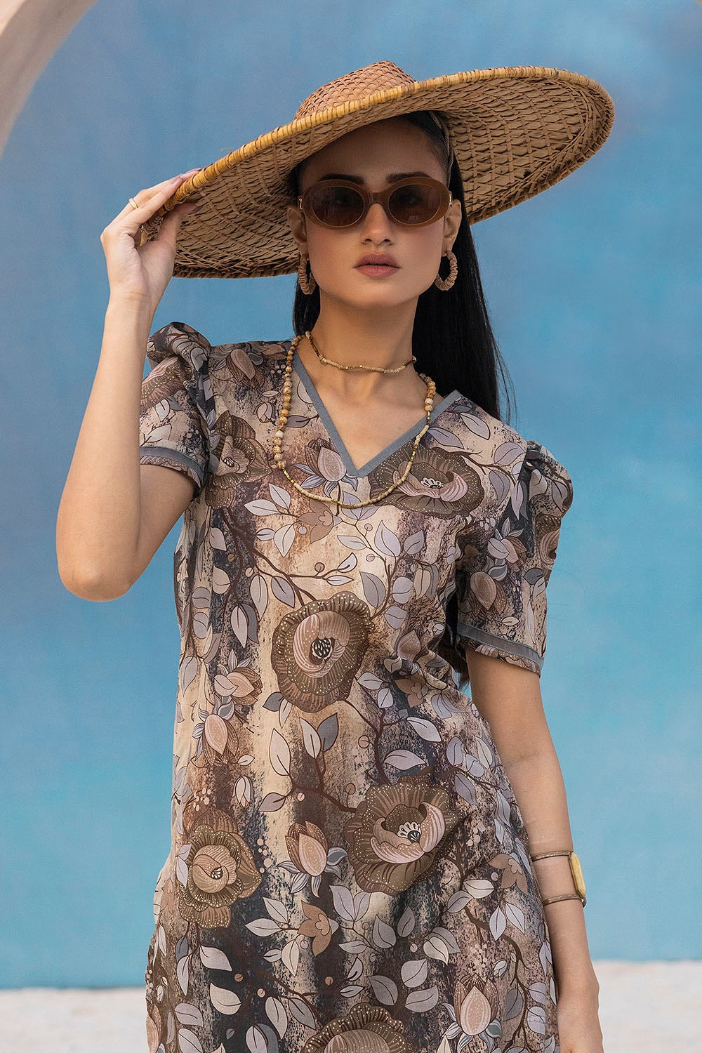 2 Piece Unstitched Printed Lawn Suit TL-52106