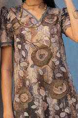 2 Piece Unstitched Printed Lawn Suit TL-52106