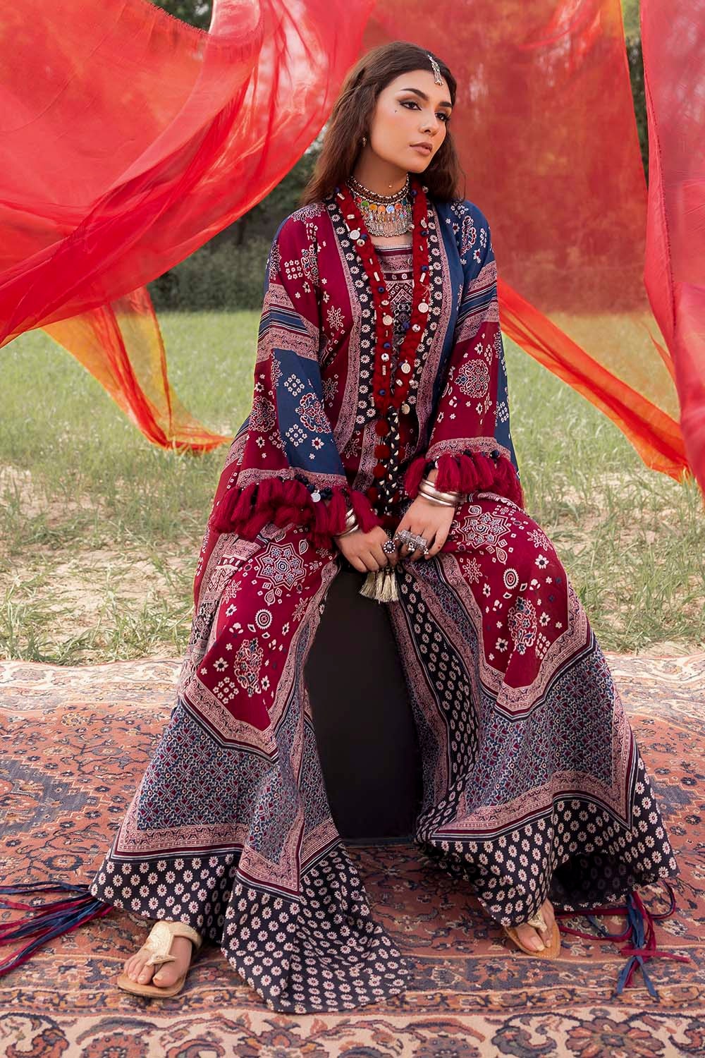 2 Piece Unstitched Printed Lawn Suit TL-52145