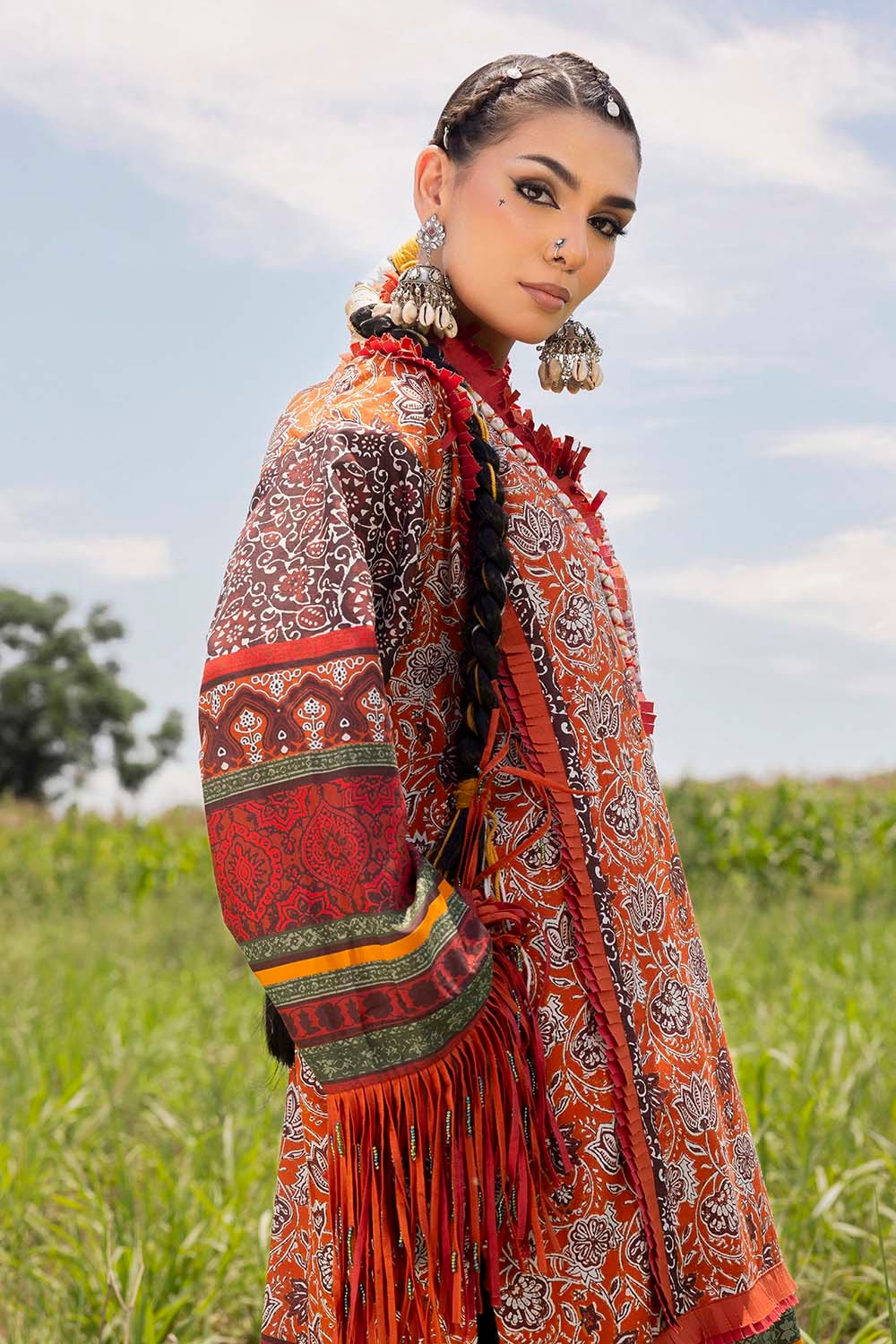 2 Piece Unstitched Printed Lawn Suit