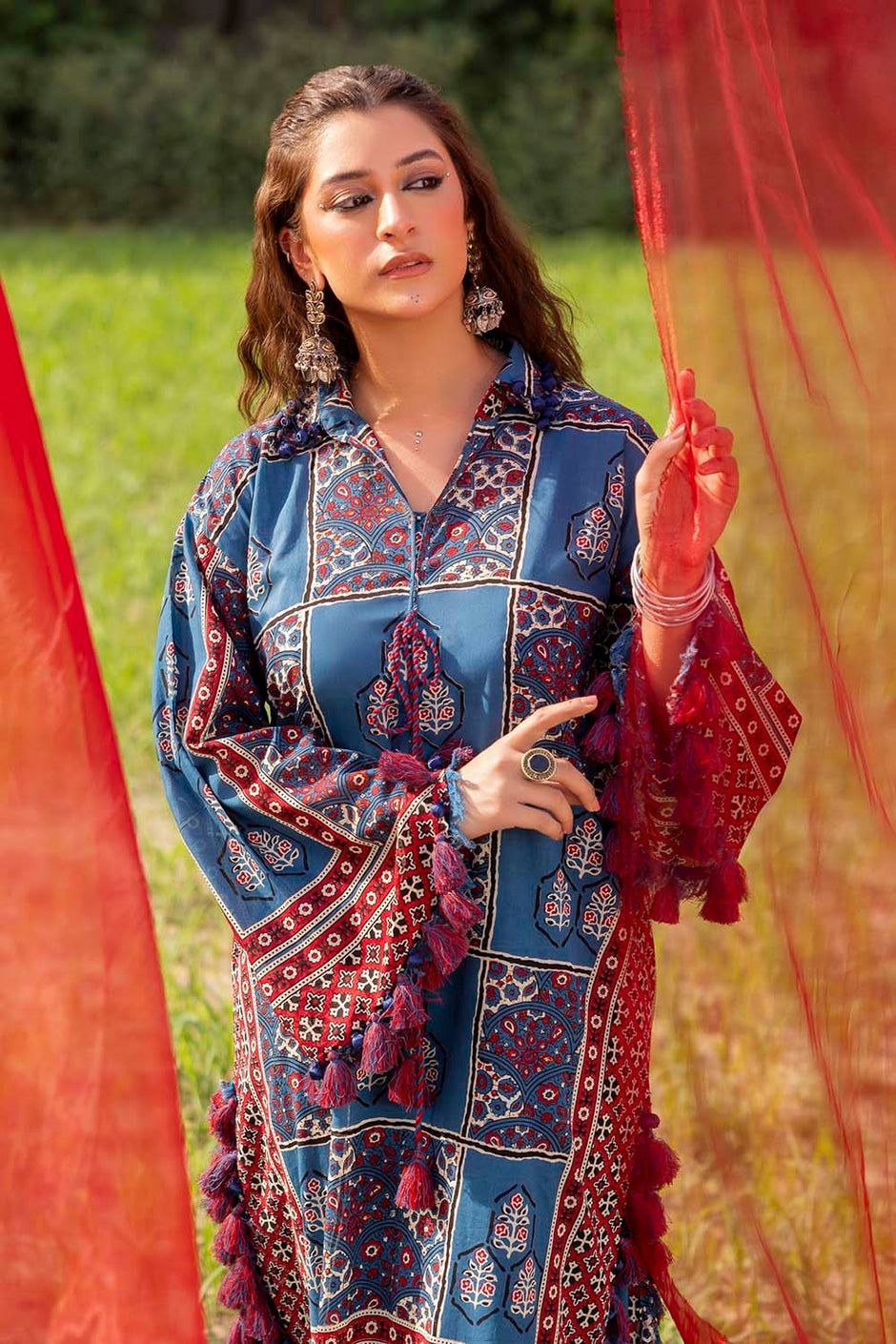 2 Piece Unstitched Printed Lawn Suit