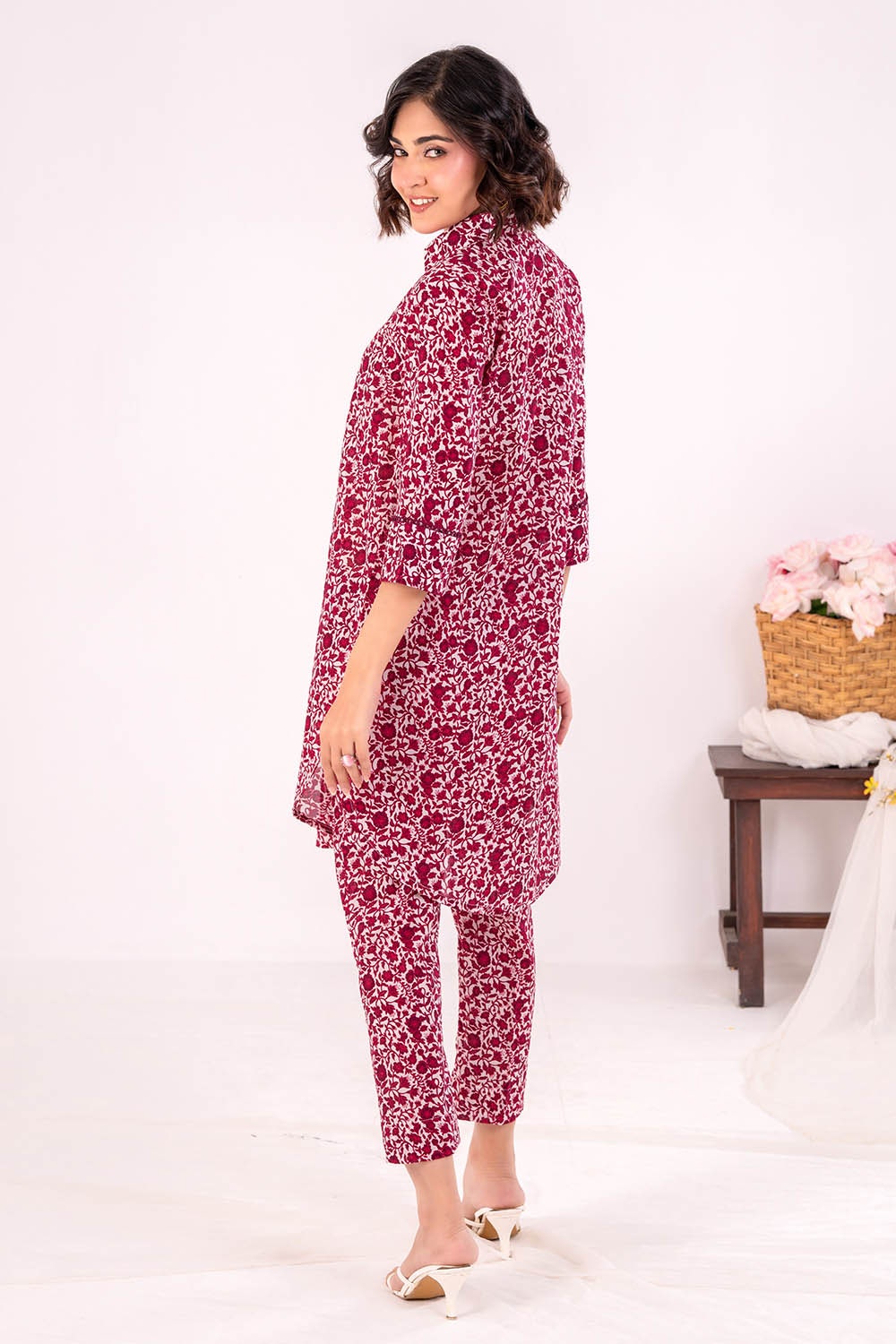 2 Piece Unstitched Printed Lawn Suit TLP-42022