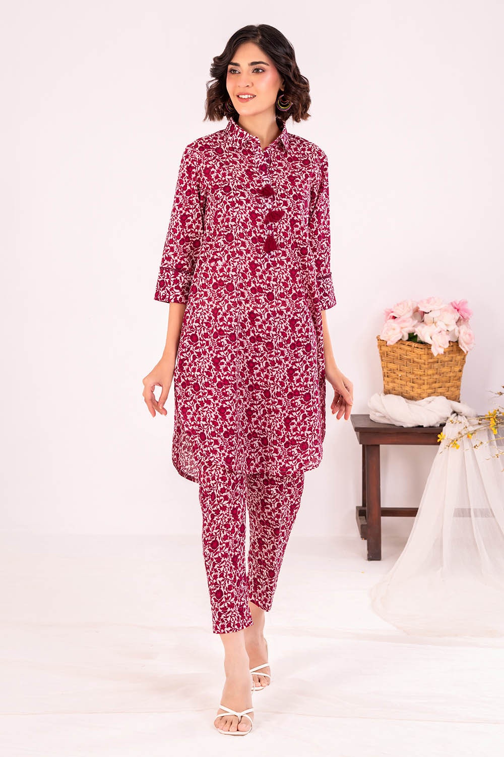 2 Piece Unstitched Printed Lawn Suit TLP-42022
