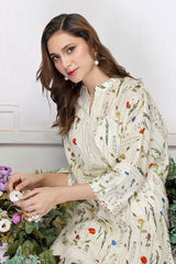2 Piece Unstitched Printed Lawn Suit TLP-42034