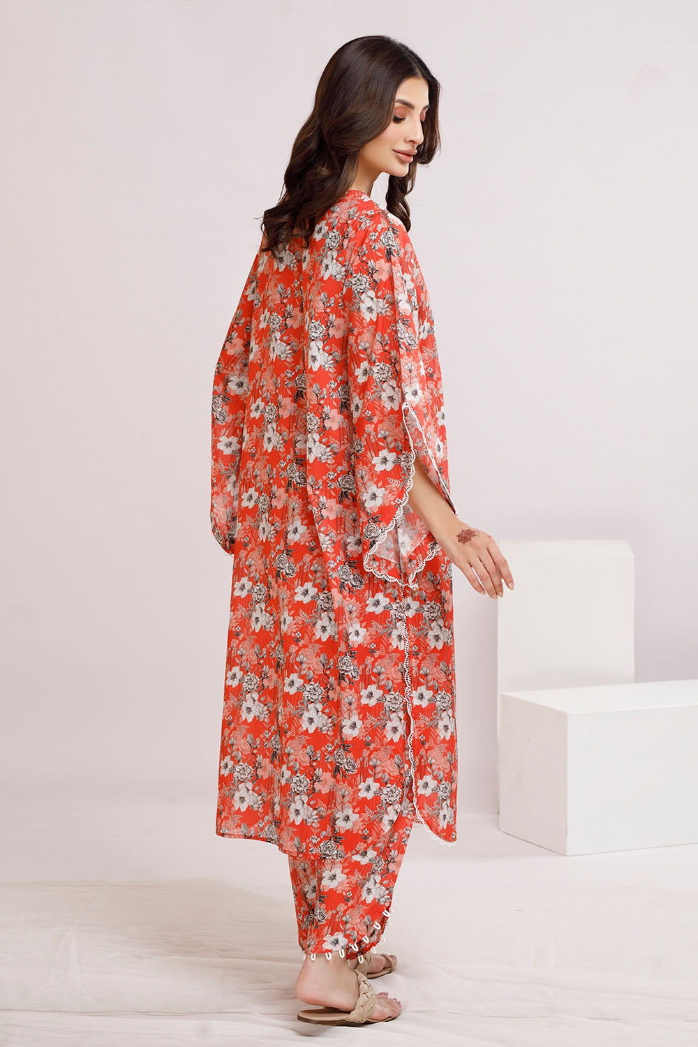 2 Piece Unstitched Printed Lawn Suit TLP-42038