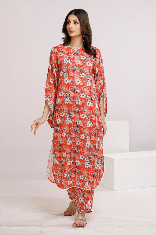 2 Piece Unstitched Printed Lawn Suit TLP-42038