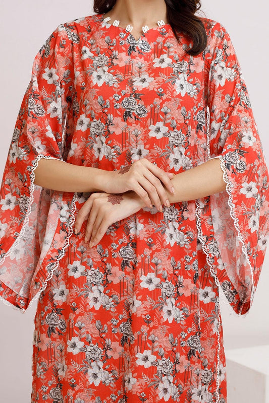 2 Piece Unstitched Printed Lawn Suit TLP-42038