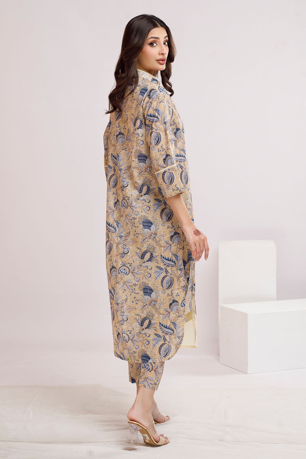 2 Piece Unstitched Printed Lawn Suit TLP-42039