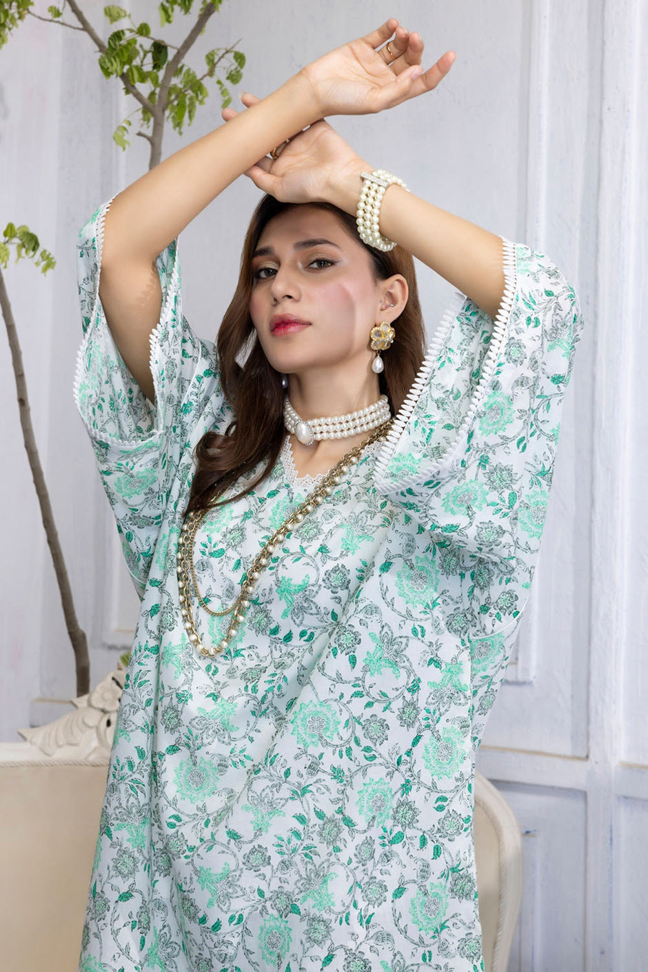 2 Piece Unstitched Printed Lawn Suit