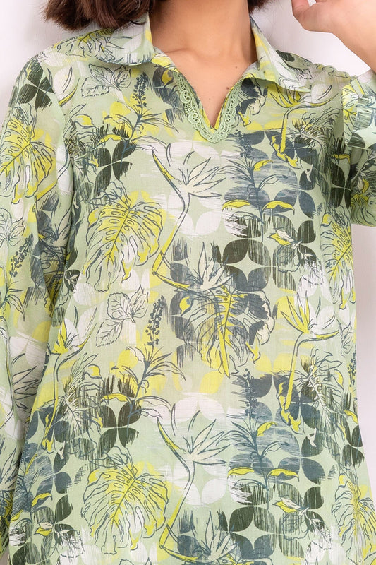 2 Piece Unstitched Printed Lawn Suit TLP-42065