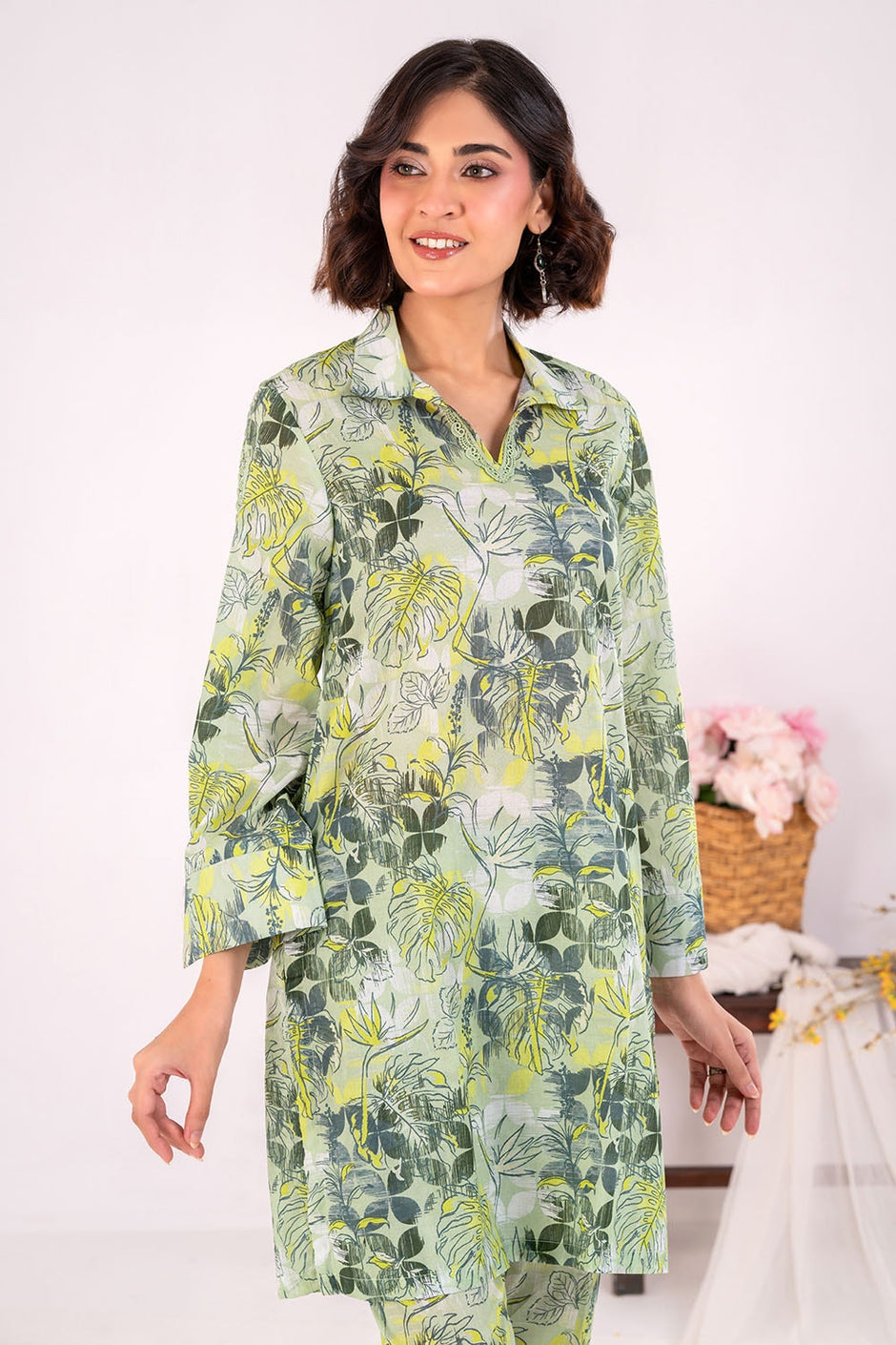 2 Piece Unstitched Printed Lawn Suit