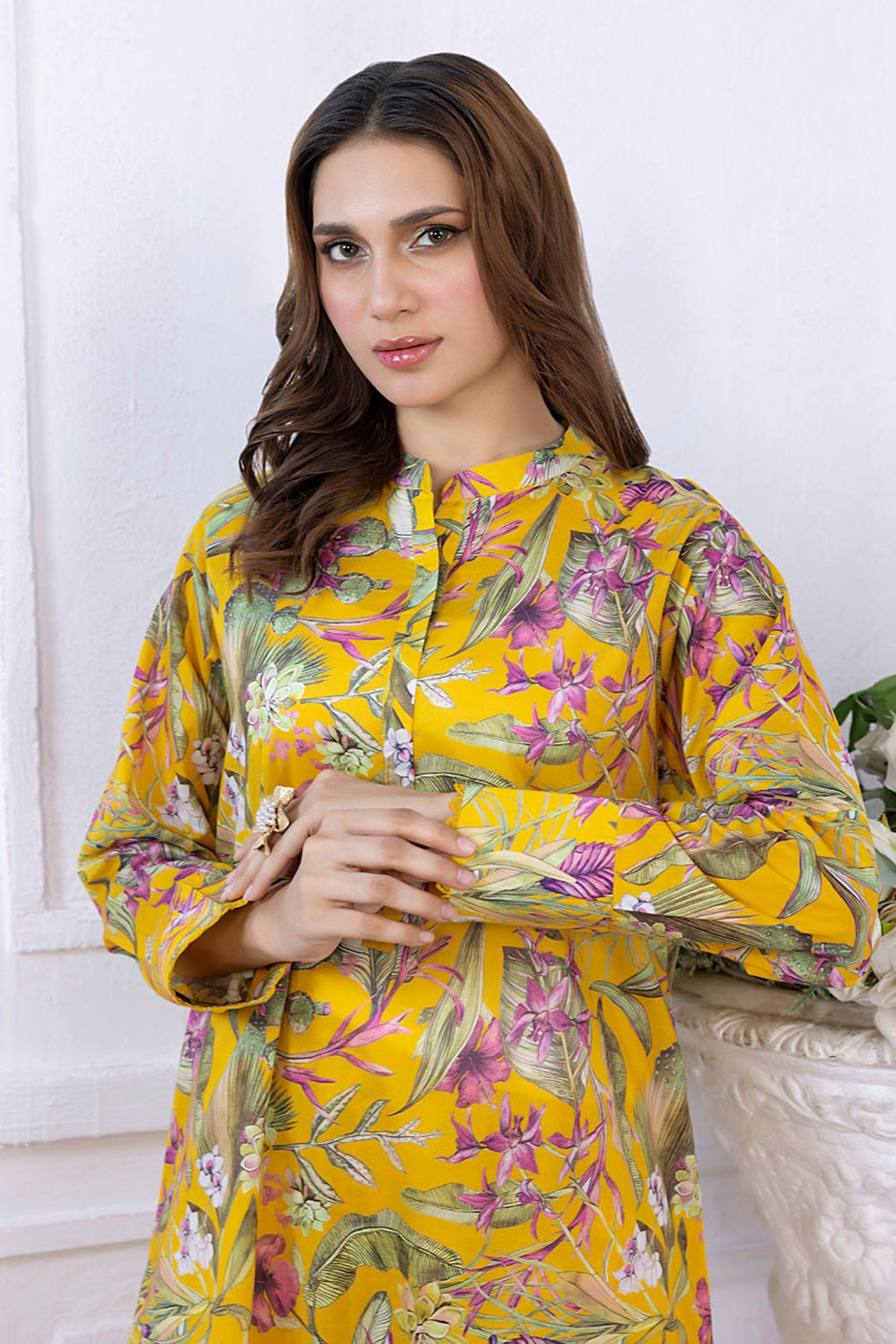 2 Piece Unstitched Printed Lawn Suit