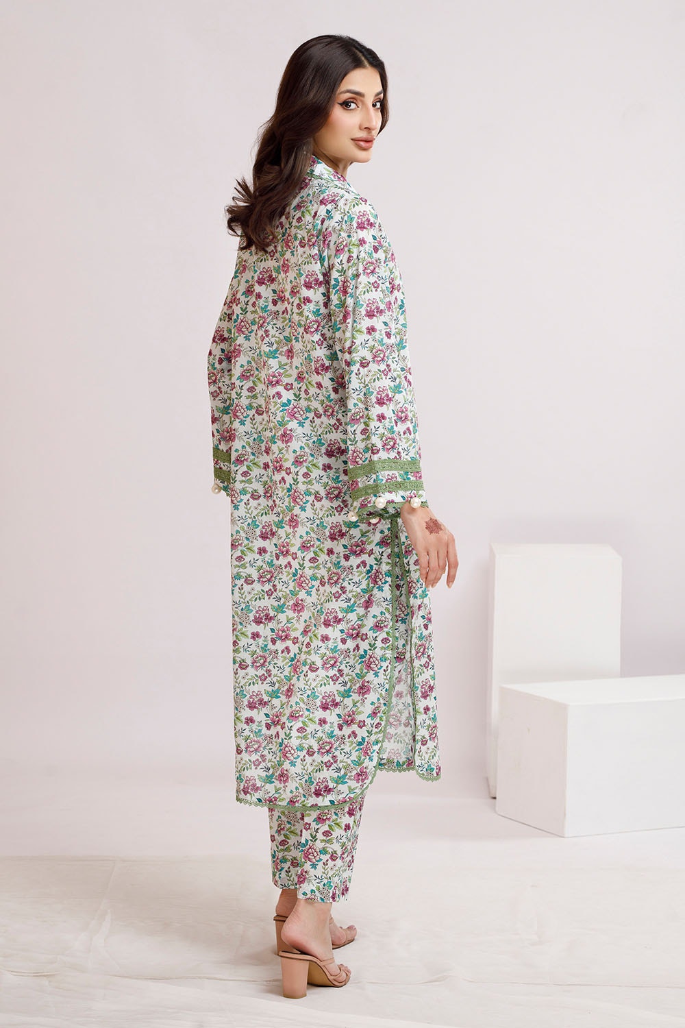 2 Piece Unstitched Printed Lawn Suit TLP-52006
