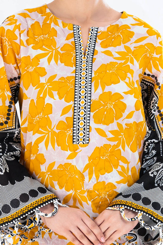 2 Piece Unstitched Printed Lawn Suit TLP-52016