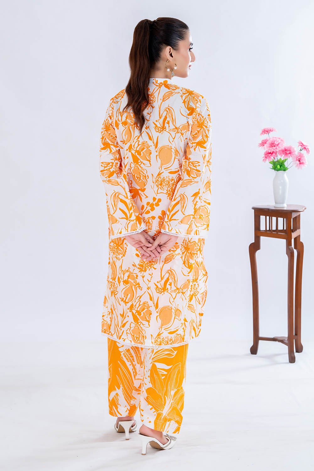 2 Piece Unstitched Printed Lawn Suit