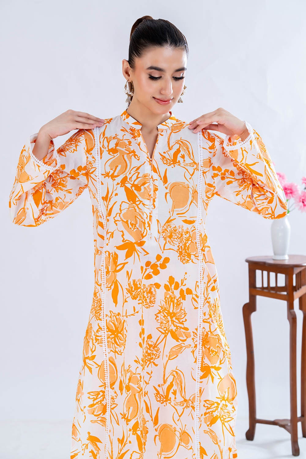 2 Piece Unstitched Printed Lawn Suit