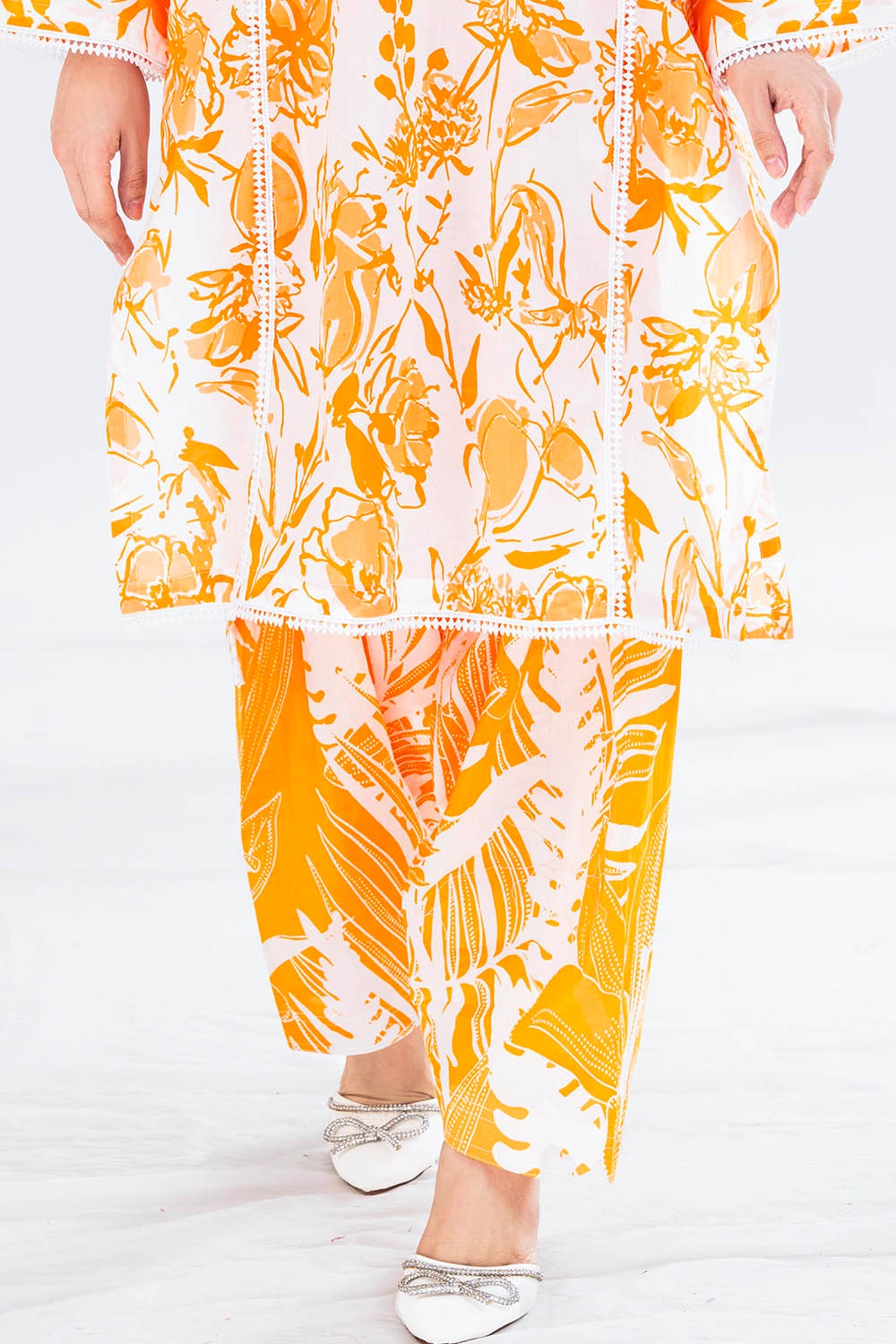 2 Piece Unstitched Printed Lawn Suit