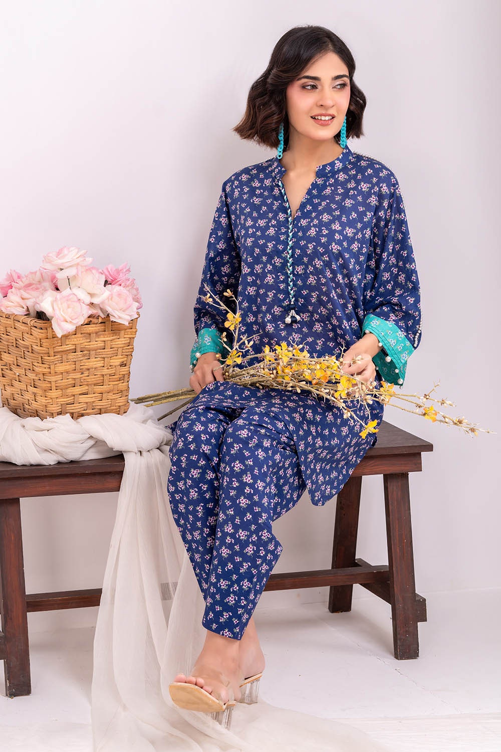 2 Piece Unstitched Printed Lawn Suit TLP-52020