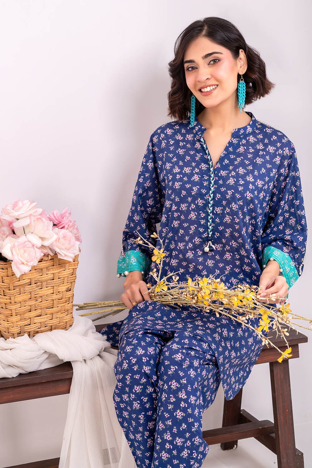 2 Piece Unstitched Printed Lawn Suit TLP-52020
