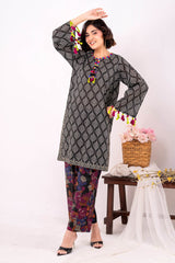 2 Piece Unstitched Printed Lawn Suit TLP-52024