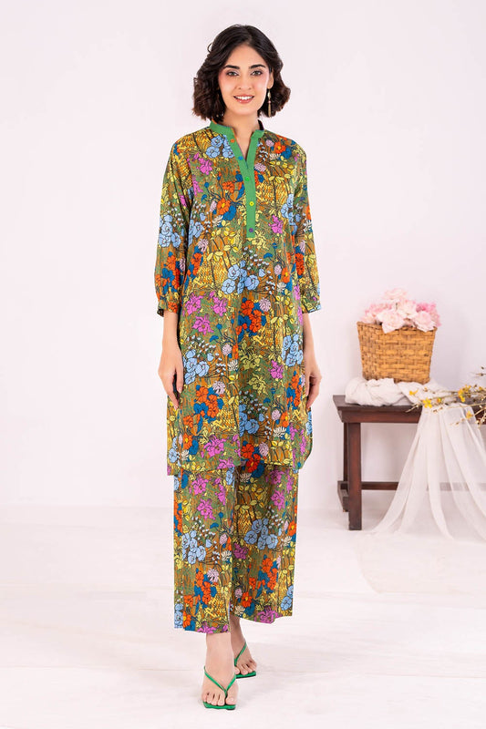 2 Piece Unstitched Printed Lawn Suit TLP-52026