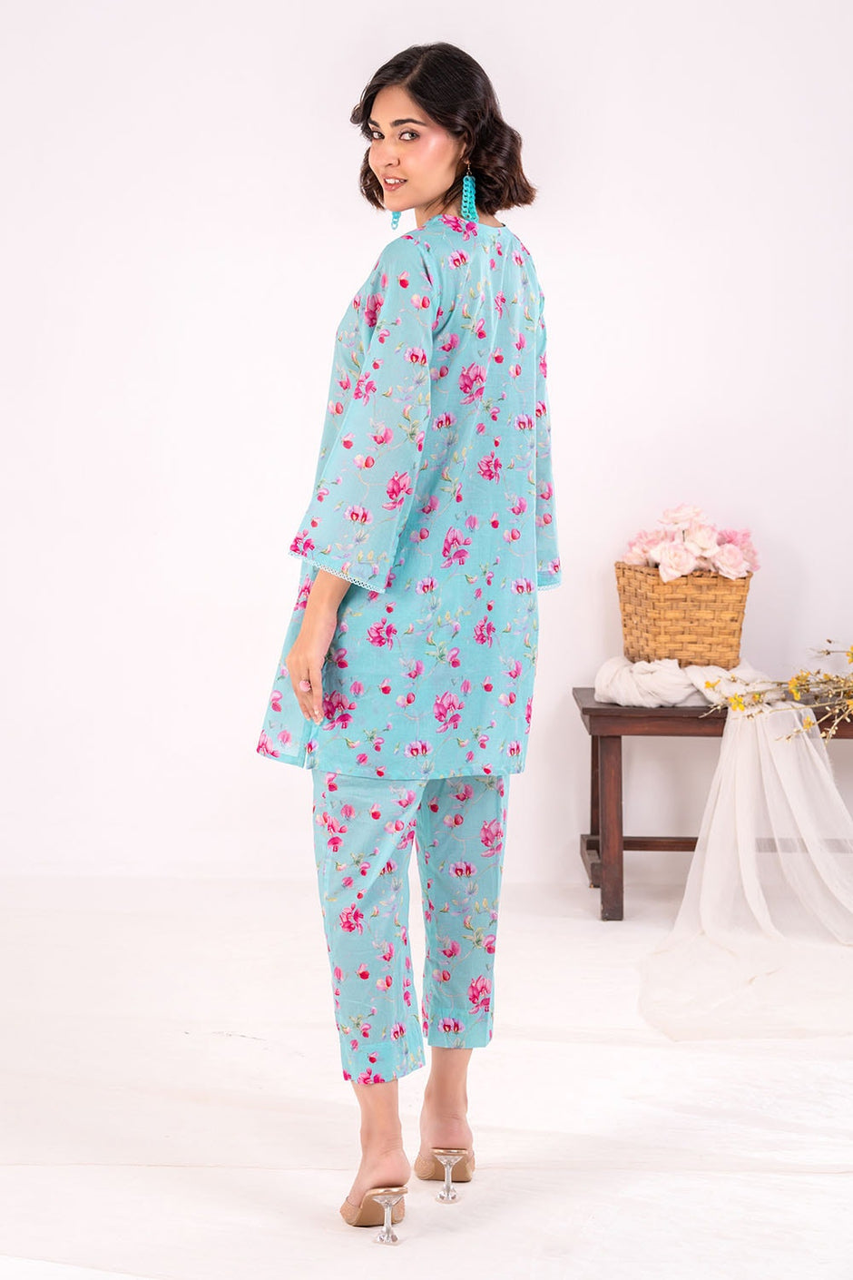 2 Piece Unstitched Printed Lawn Suit