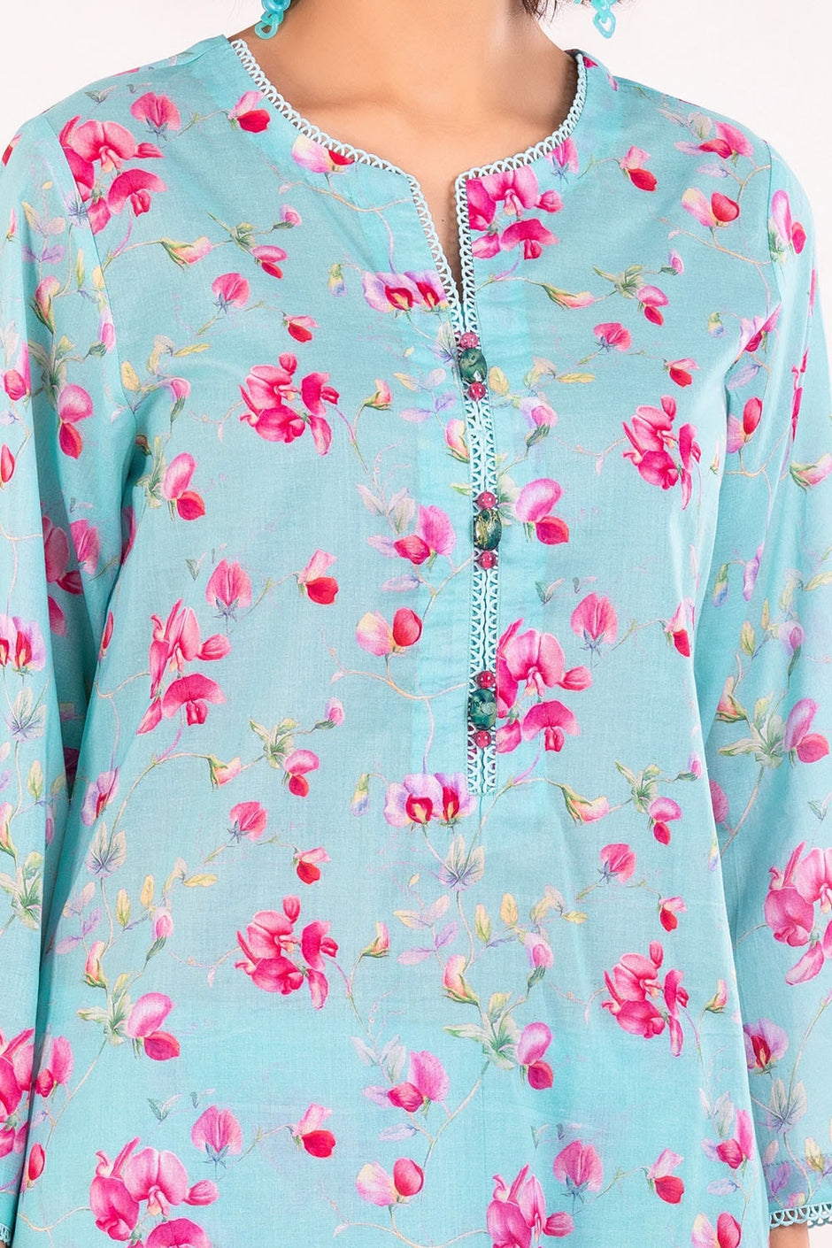 2 Piece Unstitched Printed Lawn Suit