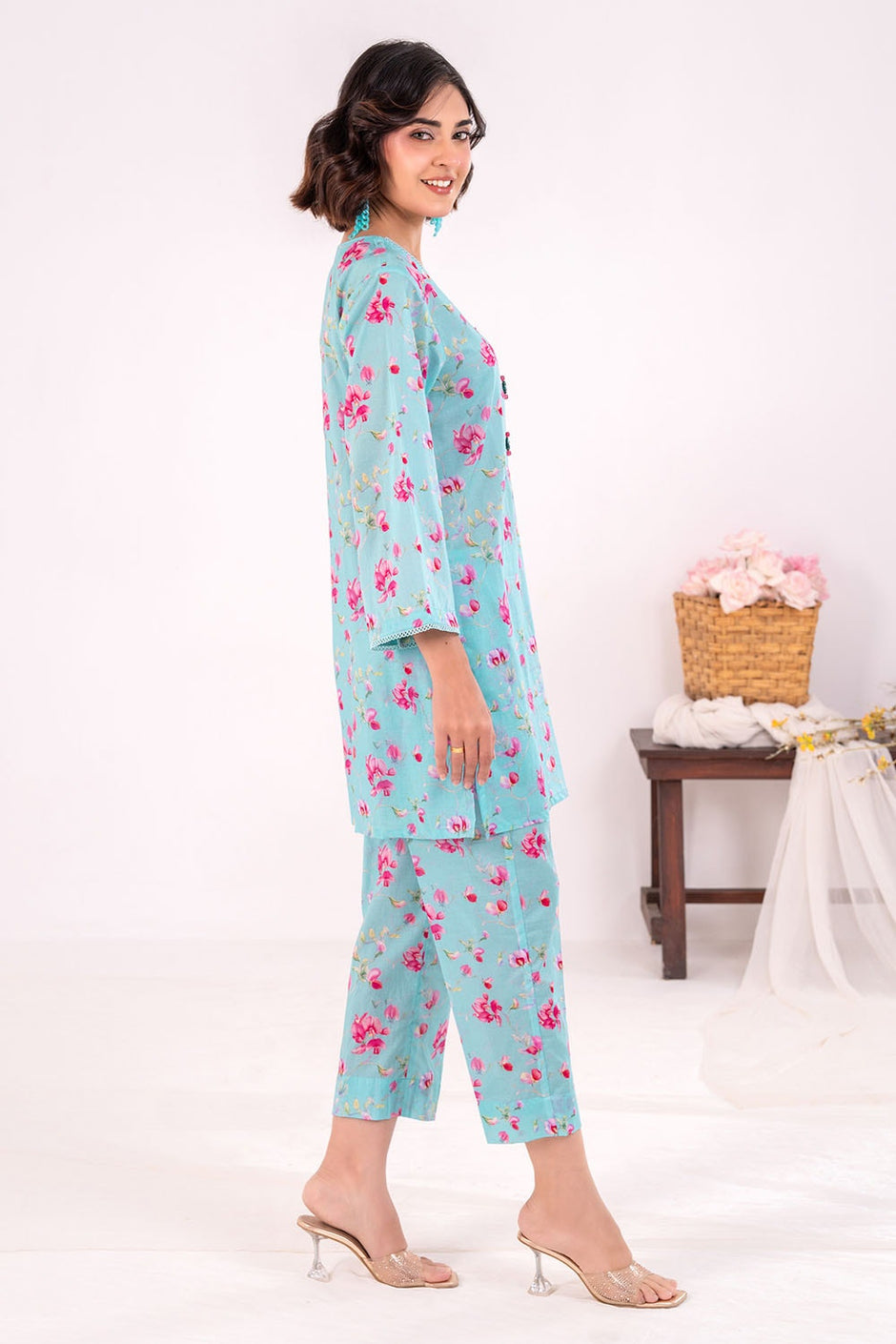 2 Piece Unstitched Printed Lawn Suit