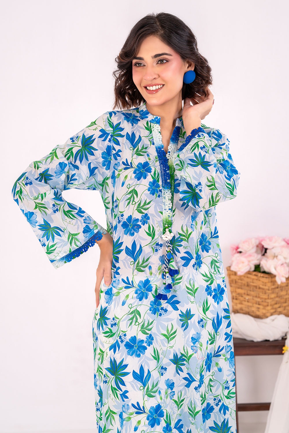2 Piece Unstitched Printed Lawn Suit TLP-52029