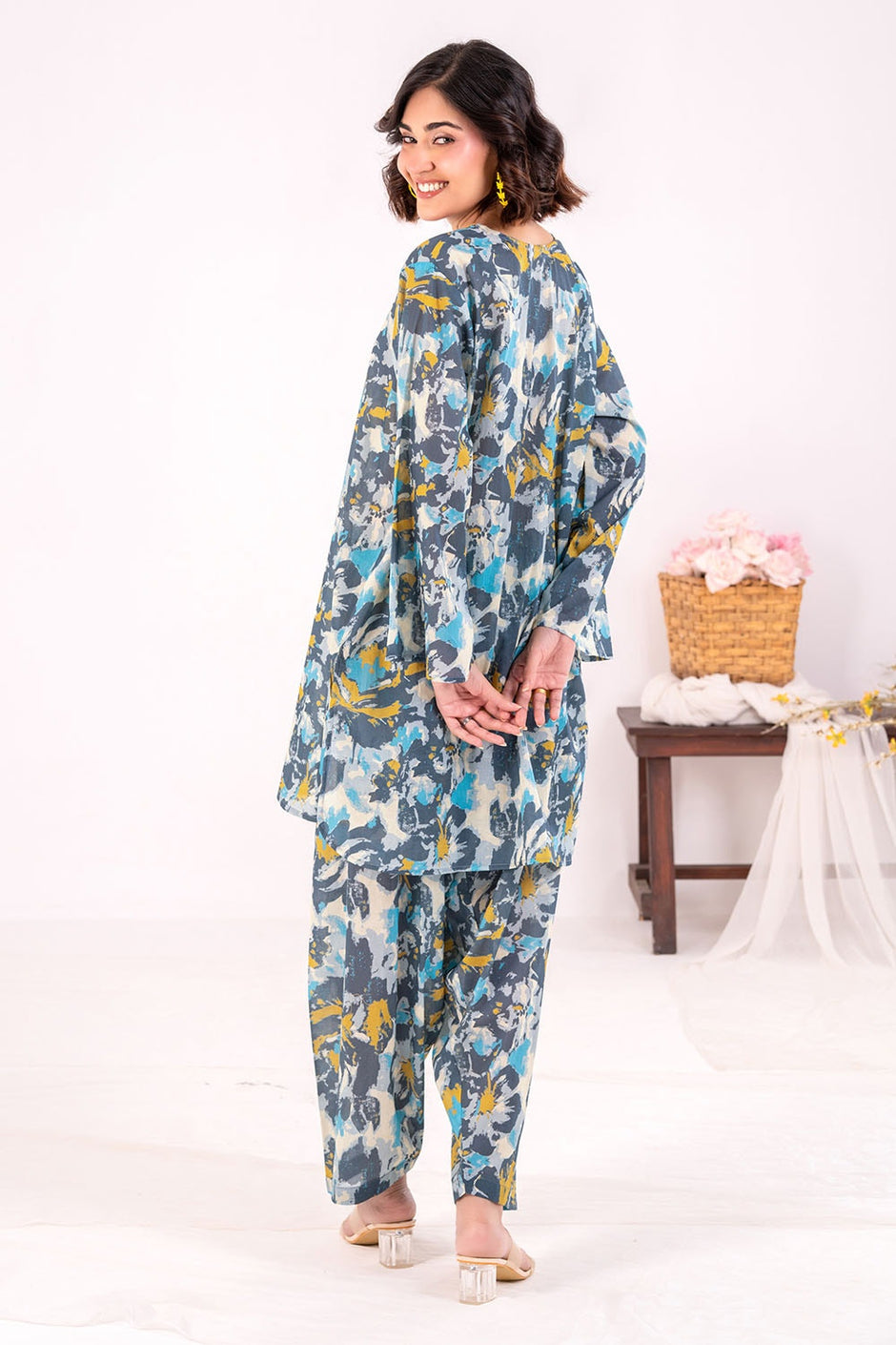 2 Piece Unstitched Printed Lawn Suit