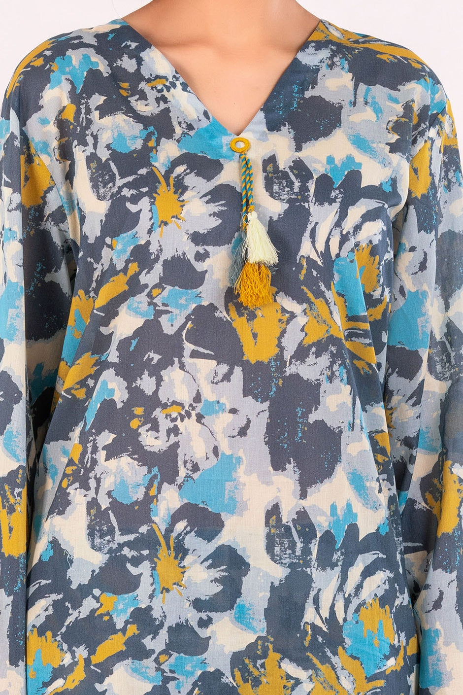 2 Piece Unstitched Printed Lawn Suit TLP-52032