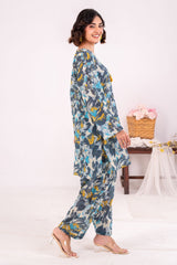 2 Piece Unstitched Printed Lawn Suit TLP-52032