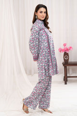 2 Piece Unstitched Printed Lawn Suit TLP-52036