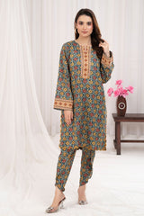 2 Piece Unstitched Printed Lawn Suit TLP-52044