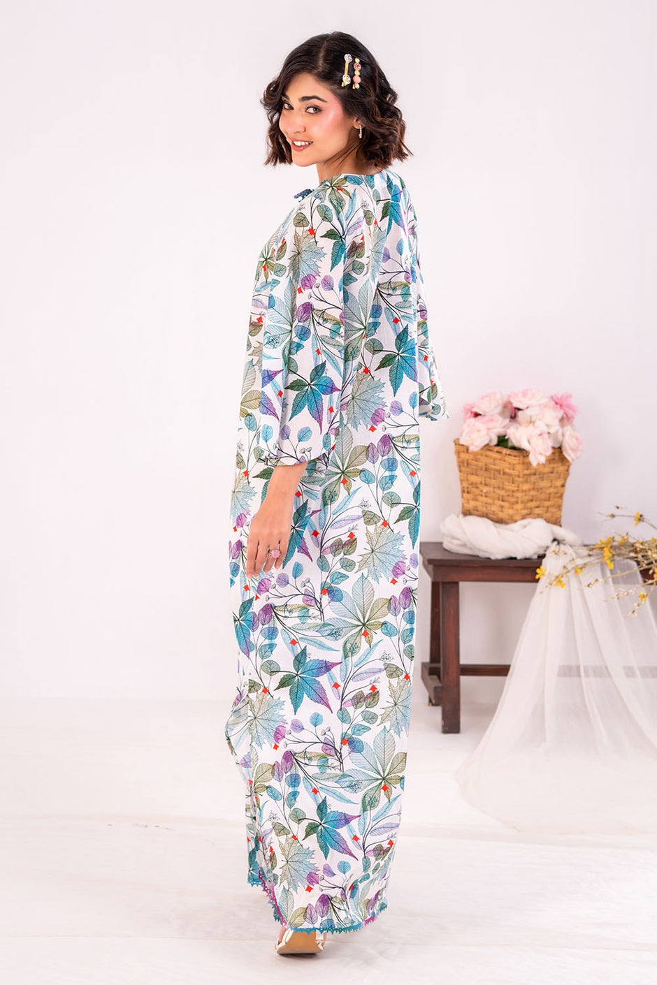 2 Piece Unstitched Printed Lawn Suit