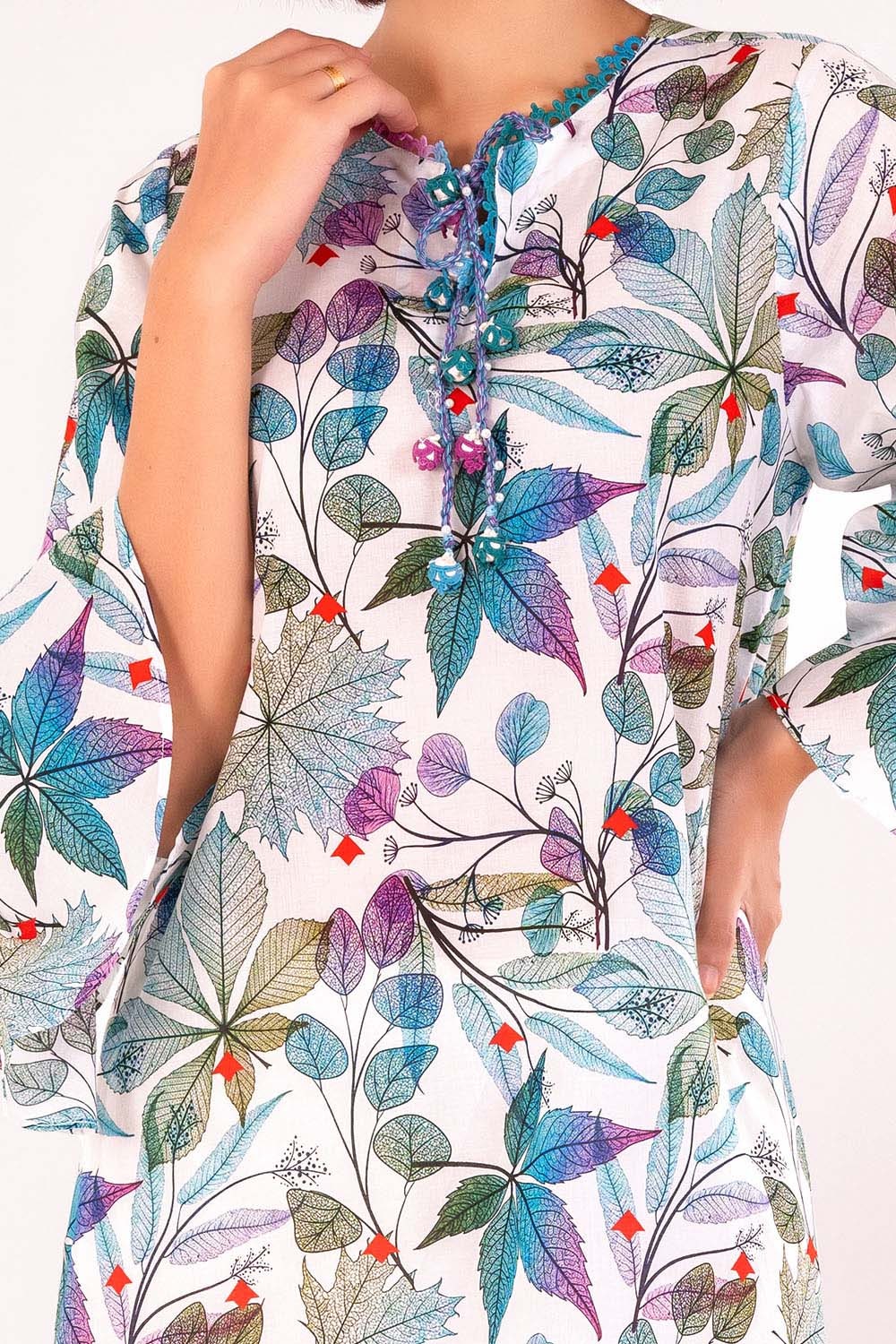 2 Piece Unstitched Printed Lawn Suit