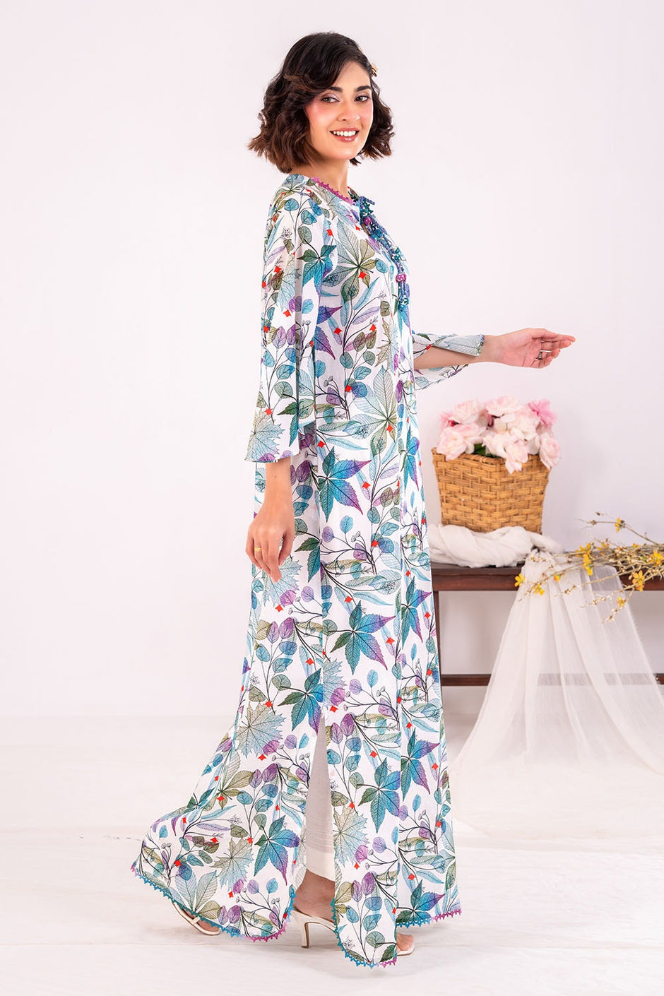 2 Piece Unstitched Printed Lawn Suit
