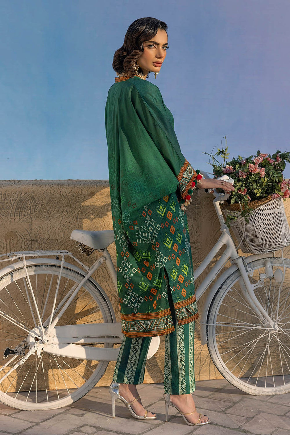 2 Piece Unstitched Printed Lawn Suit